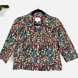 Christopher & Banks Multicolor Floral jacket